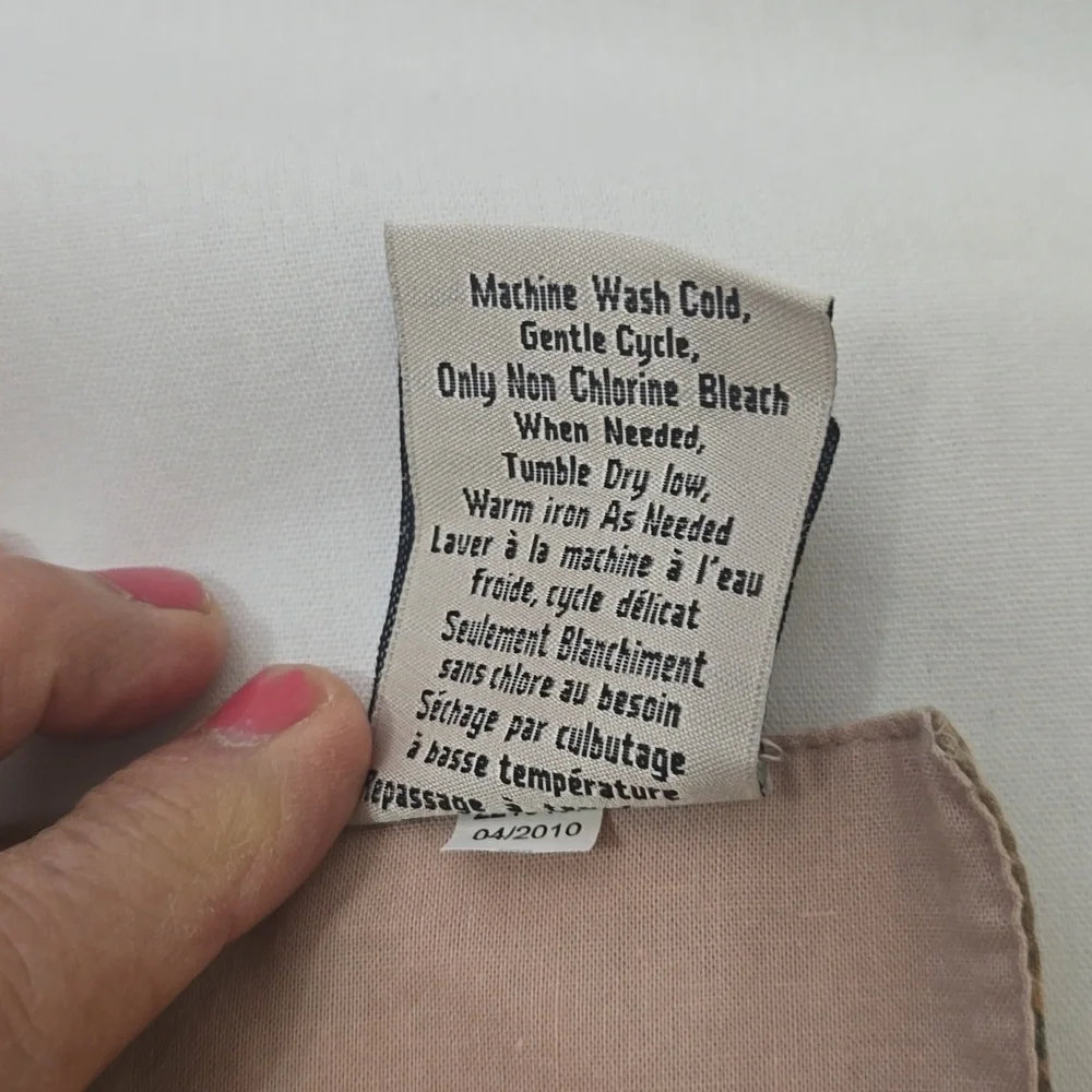 Pottery Barn Pink‎ and Gold Floral Fabric